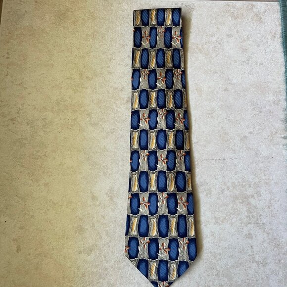 Robert Talbott Omaggio 100% Silk Hand Sewn In Italy Tie - Picture 8 of 10